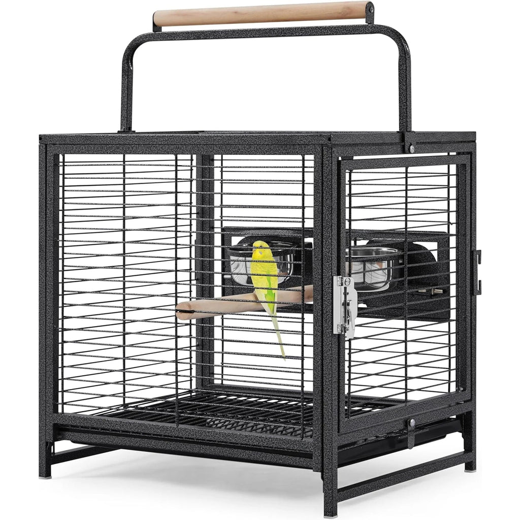 Small Bird Cage Lightweight Metal Portable for Travel