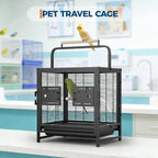Small Bird Cage Lightweight Metal Portable for Travel